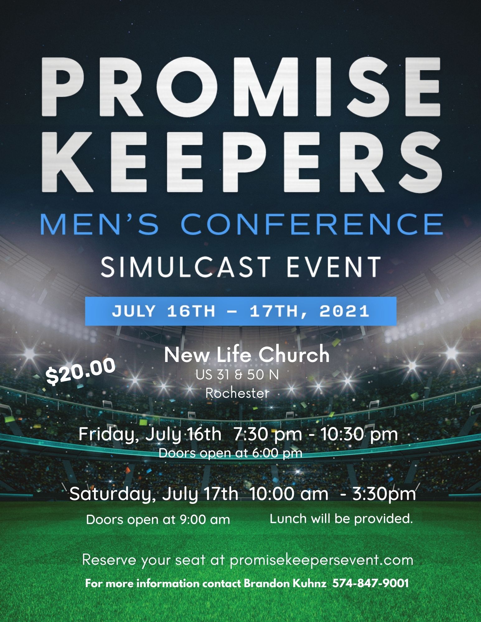 Promise Keepers 2021 Simulcast Saturday Morning/Afternoon